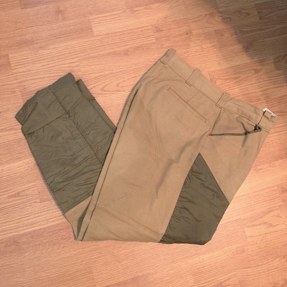 MENS - sz 36x29 VINTAGE 1950/1960s Field and Fireside brush canvas hunting pants - Picture 2 of 16